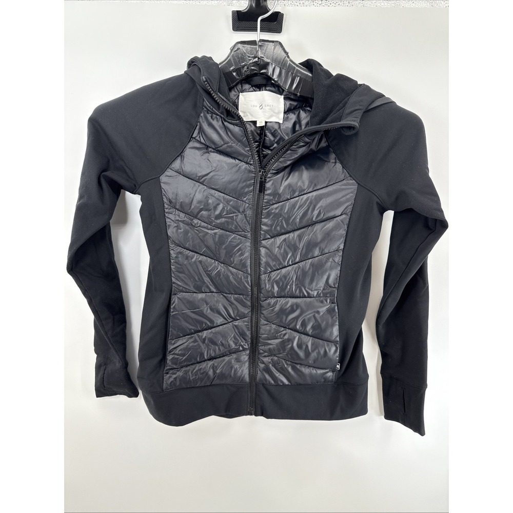 Lou & Grey Hooded Women's‎ Puffer Jacket Black XS